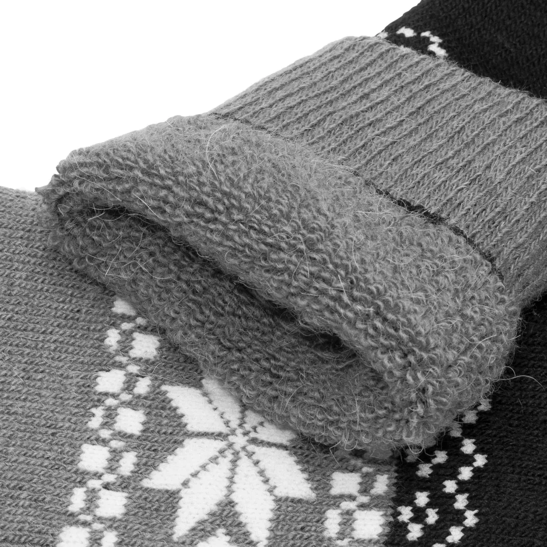 Gridarmor Alpacka Wool Heritage Socks 2p Adult Black Beauty