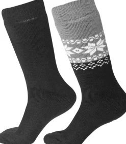 Gridarmor Alpacka Wool Heritage Socks 2p Adult Black Beauty