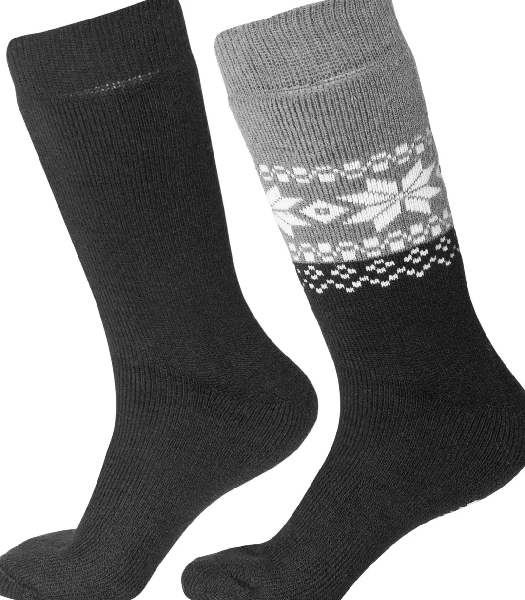 Gridarmor Alpacka Wool Heritage Socks 2p Adult Black Beauty
