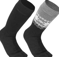 Gridarmor Alpacka Wool Heritage Socks 2p Adult Black Beauty