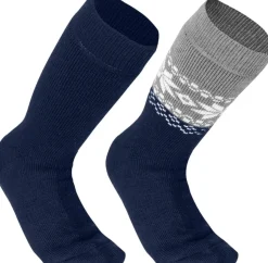 Gridarmor Alpacka Wool Heritage Socks 2p Adult Navy Blazer
