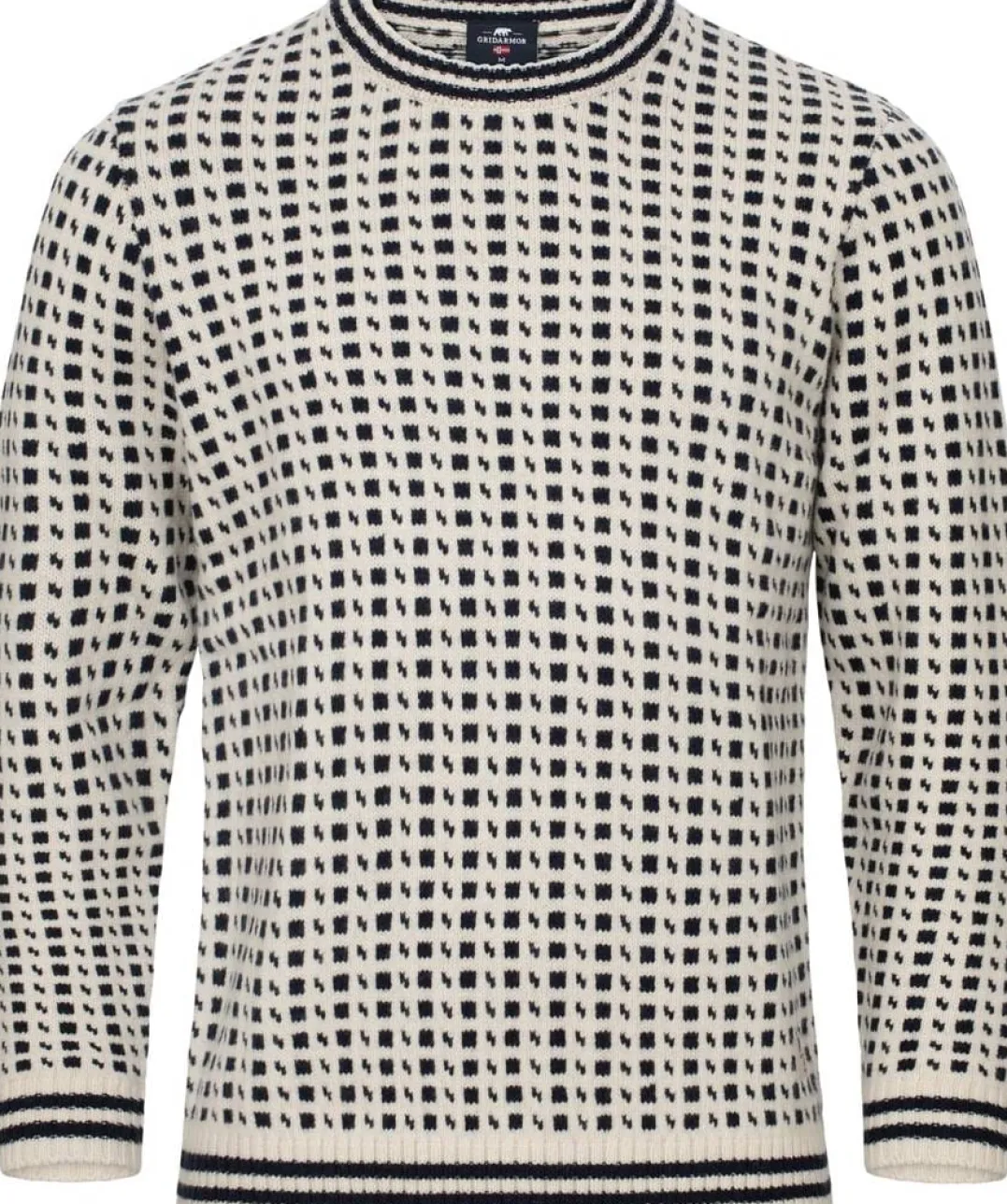 Gridarmor Classic Wool Sweater Men Snow White