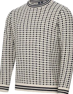 Gridarmor Classic Wool Sweater Men Snow White