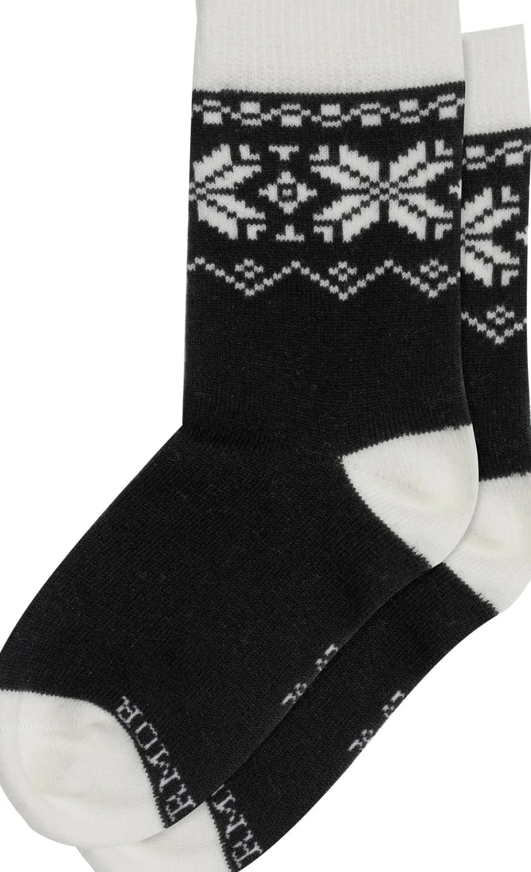Gridarmor Heritage Merino Socks 2p Jr Black/White