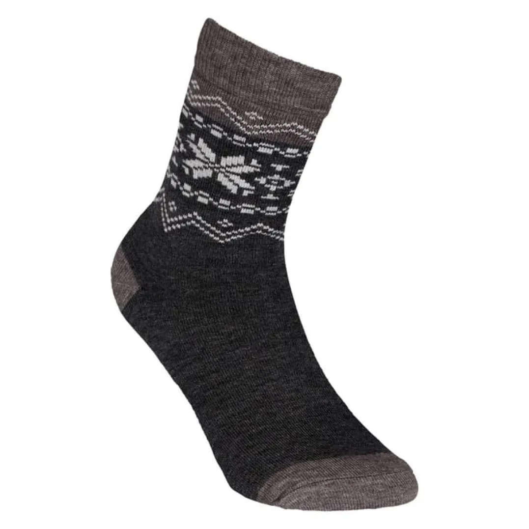 Gridarmor Heritage Merino Socks Mid Grey Melange