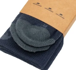 Gridarmor Kids' Alpin Merino Ski Sokk Jr Navy Blazer