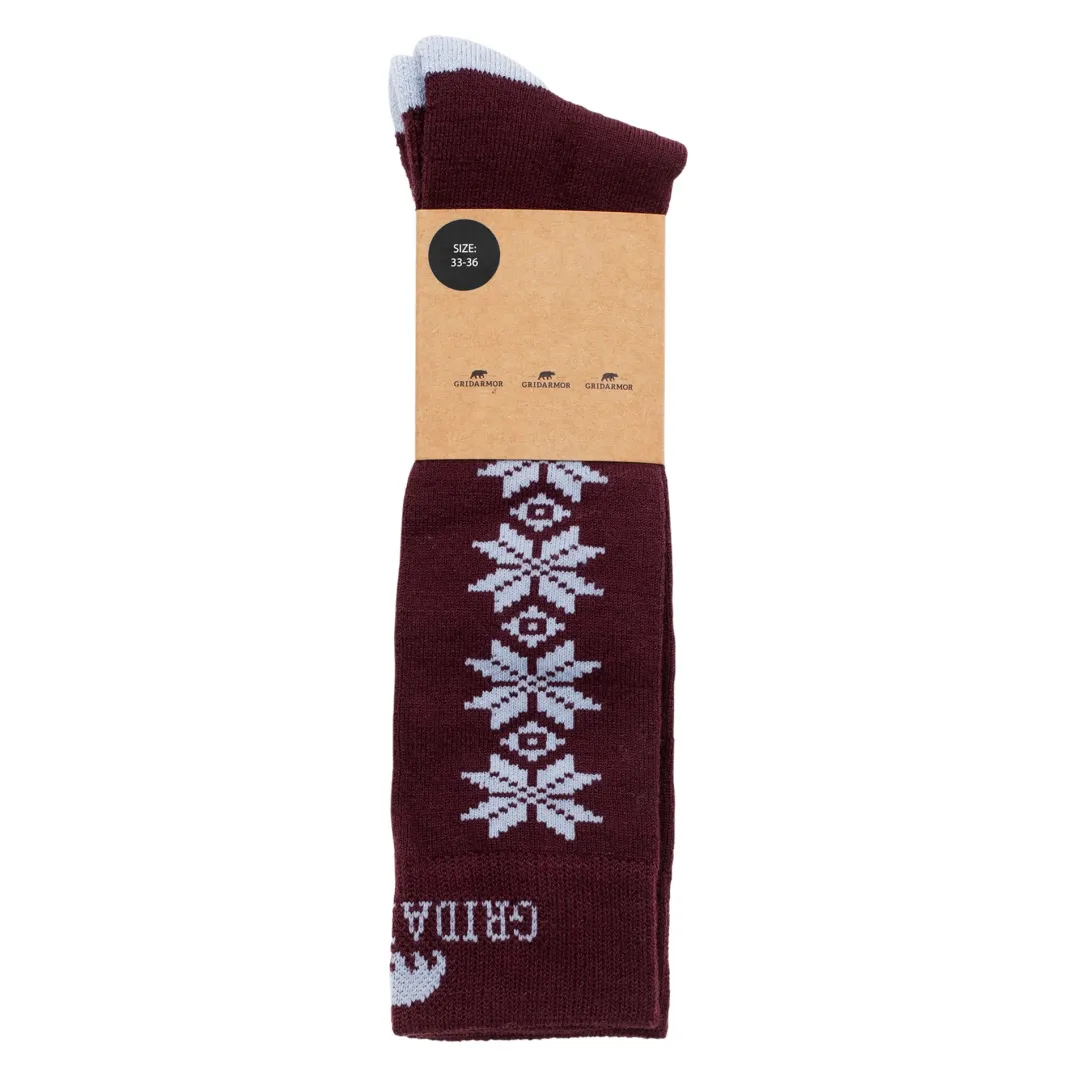 Gridarmor Kids' Alpin Merino Ski Sokk Jr Fig