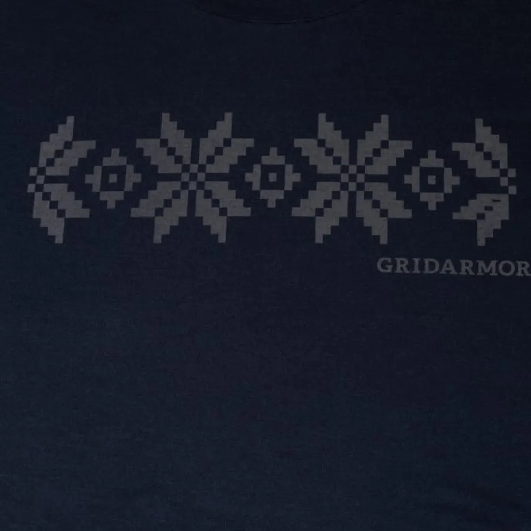 Gridarmor Larsnes Merino T-Skjorte Men Navy Blazer/Asphalt