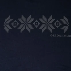 Gridarmor Larsnes Merino T-Skjorte Men Navy Blazer/Asphalt