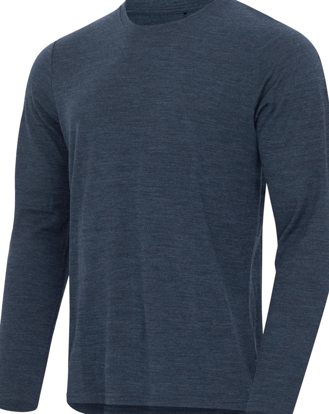 Gridarmor Men's Merino Wool Ls Tee Navy Blazer Melange