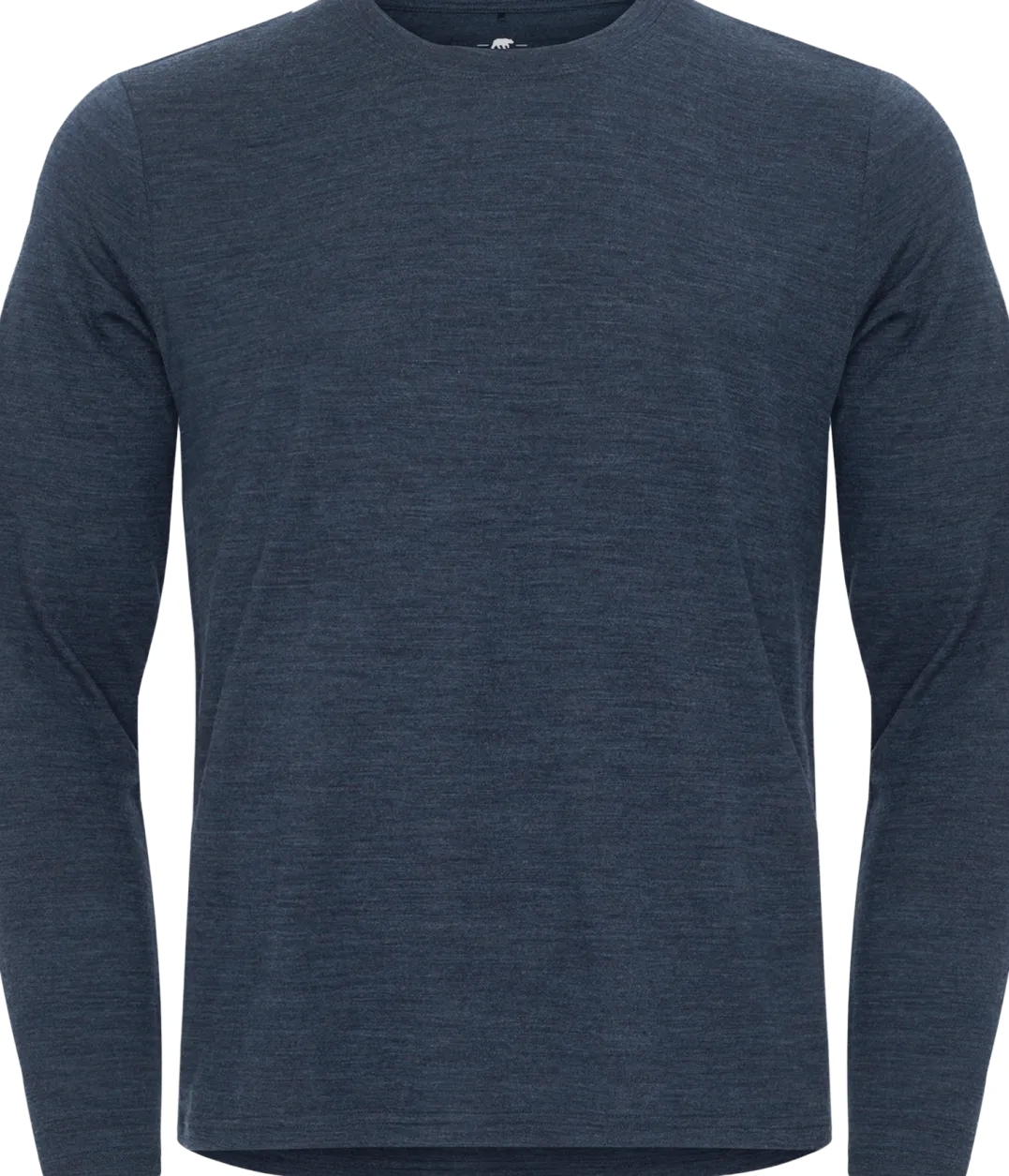 Gridarmor Men's Merino Wool Ls Tee Navy Blazer Melange