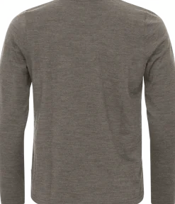 Gridarmor Men's Merino Wool Ls Tee Dusty Olive Melange