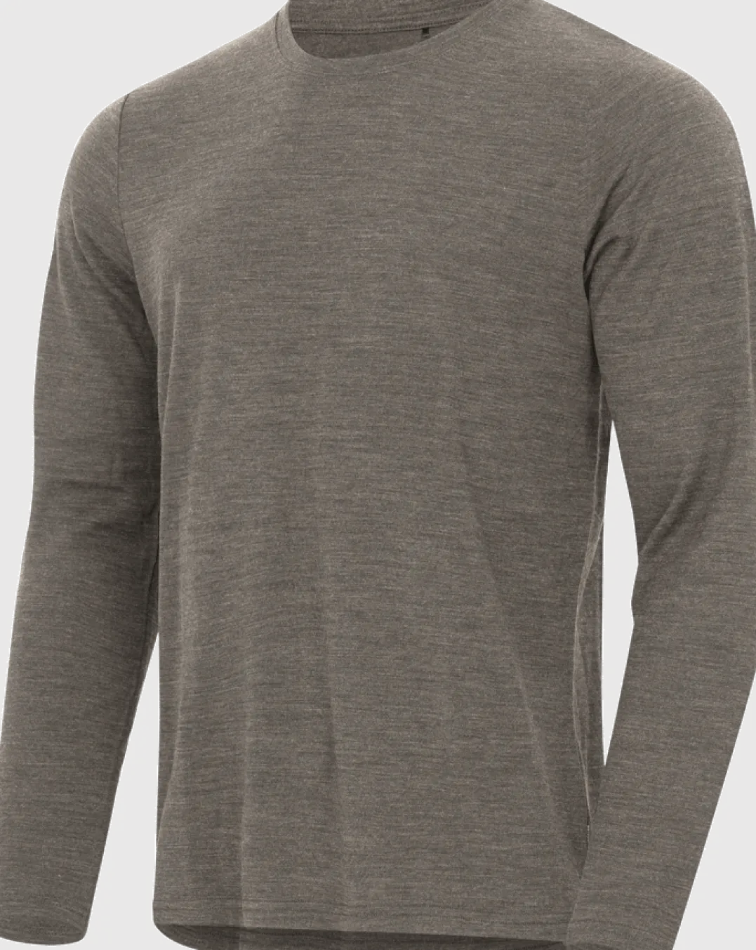 Gridarmor Men's Merino Wool Ls Tee Dusty Olive Melange