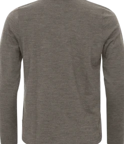 Gridarmor Men's Merino Wool Ls Tee Dusty Olive Melange