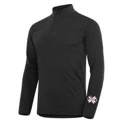 Gridarmor Merino Undertøy Zip Top Men Black Beauty
