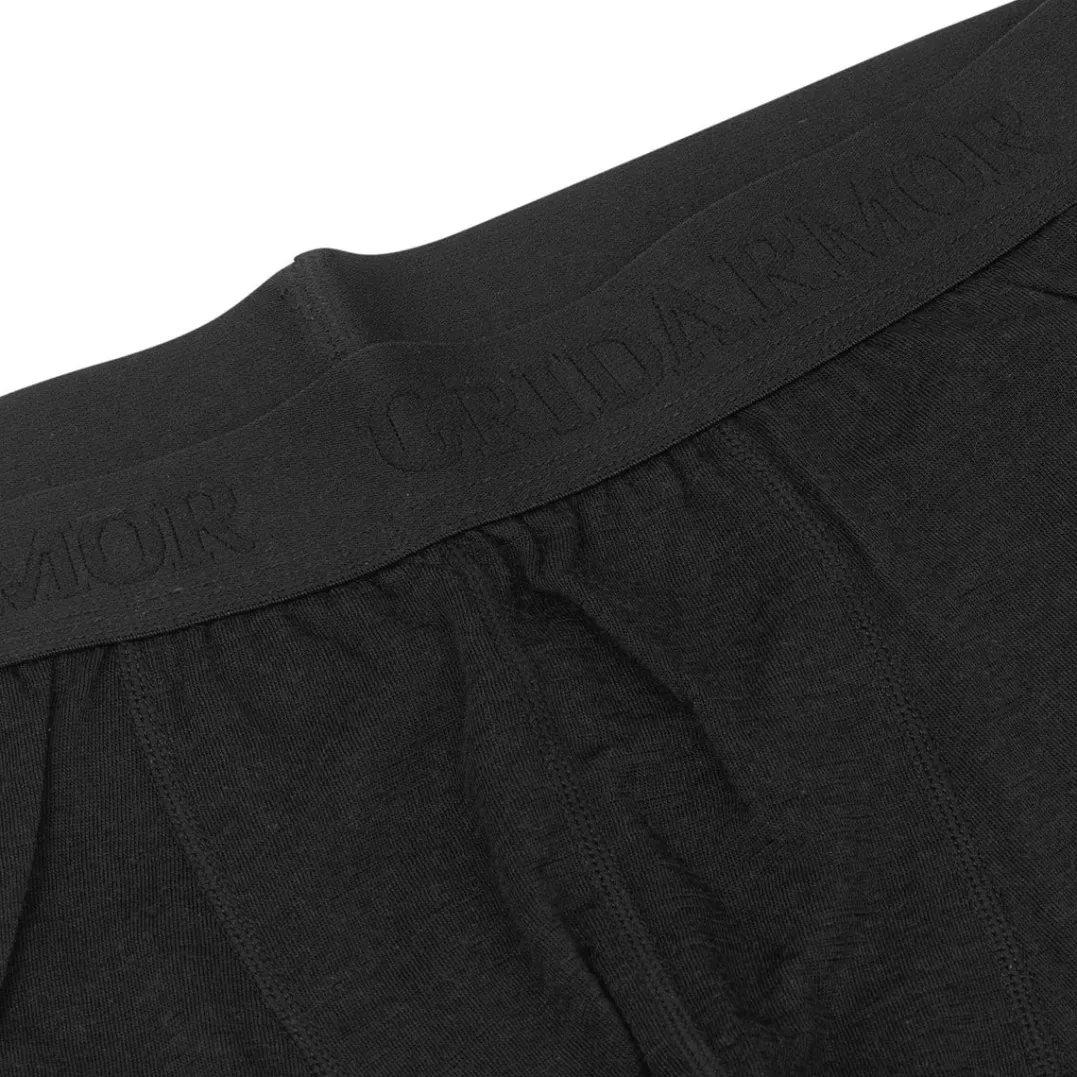 Gridarmor Merino Wool Boxers Men Black Beauty