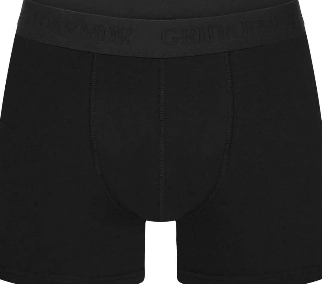Gridarmor Merino Wool Boxers Men Black Beauty