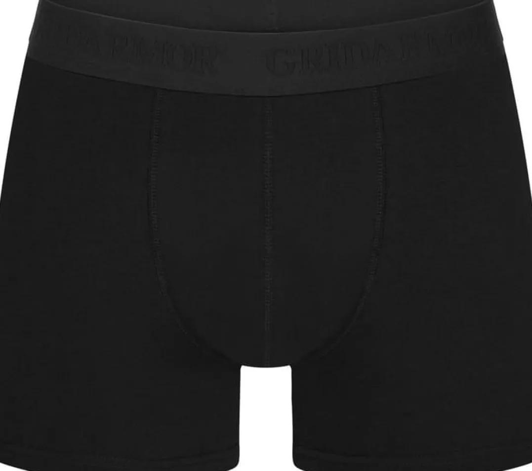 Gridarmor Merino Wool Boxers Men Black Beauty