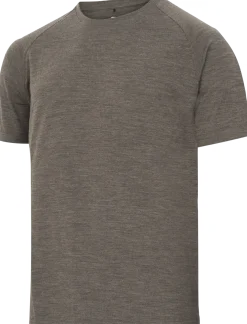 Gridarmor Merino Wool Tee Men Dusty Olive Melange