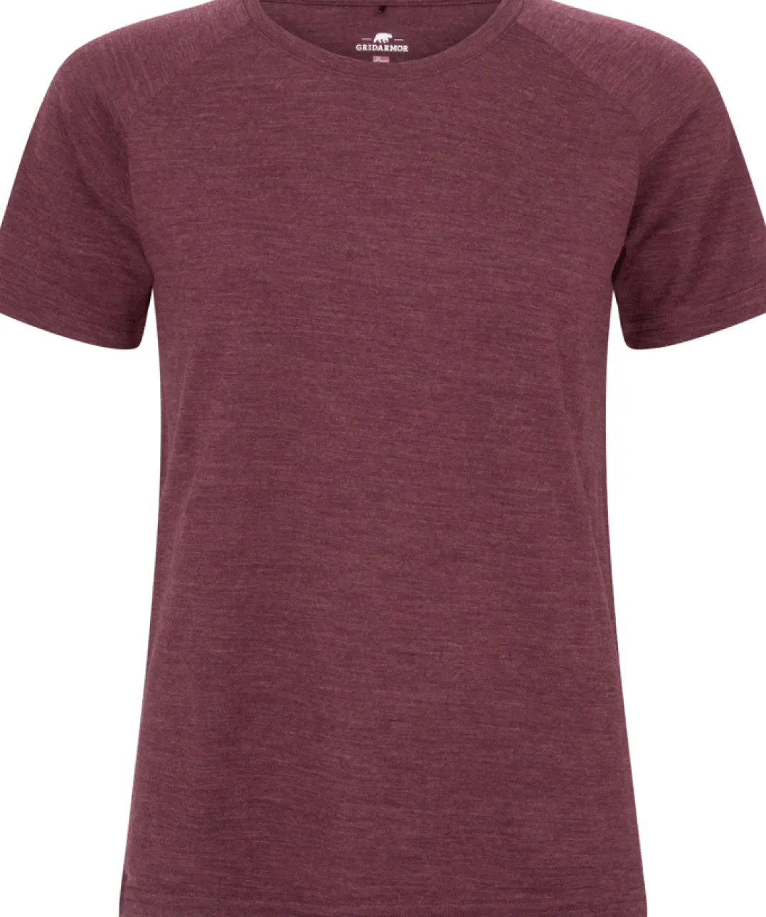 Gridarmor Merino Wool Tee Wmn Fig Melange