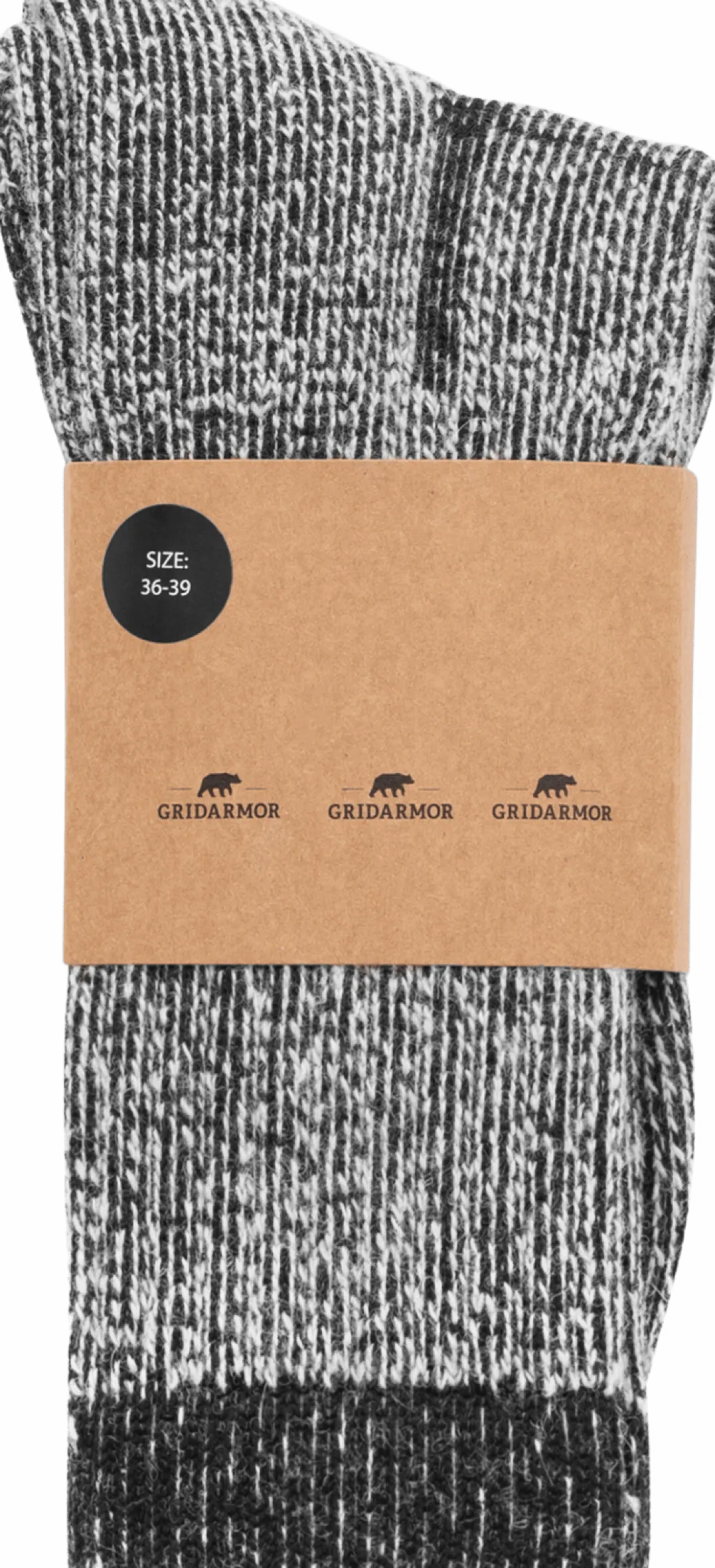 Gridarmor Mountain Trail Merino Sock Black Beauty
