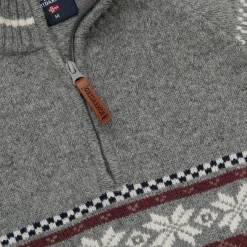 Gridarmor Snøstjerne Hz Ullgenser Men Grey Melange
