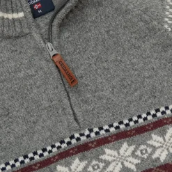 Gridarmor Snøstjerne Hz Ullgenser Men Grey Melange