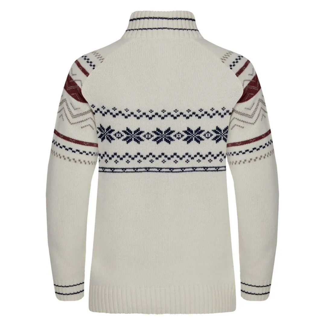 Gridarmor Snøstjerne Hz Ullgenser Wmn Bright White
