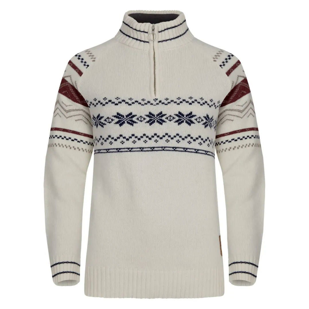 Gridarmor Snøstjerne Hz Ullgenser Wmn Bright White