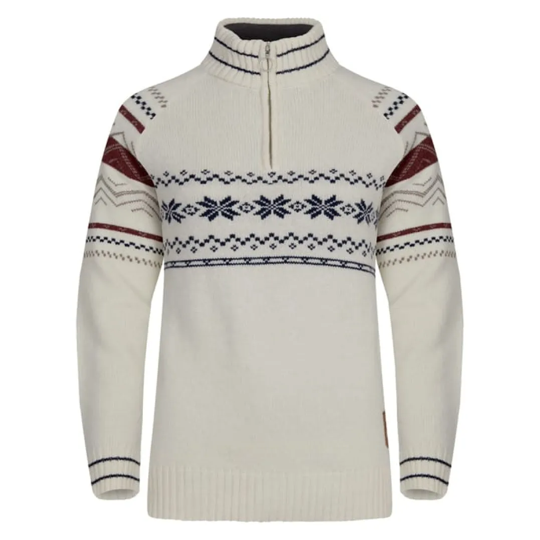 Gridarmor Snøstjerne Hz Ullgenser Wmn Bright White