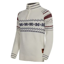 Gridarmor Snøstjerne Hz Ullgenser Wmn Bright White
