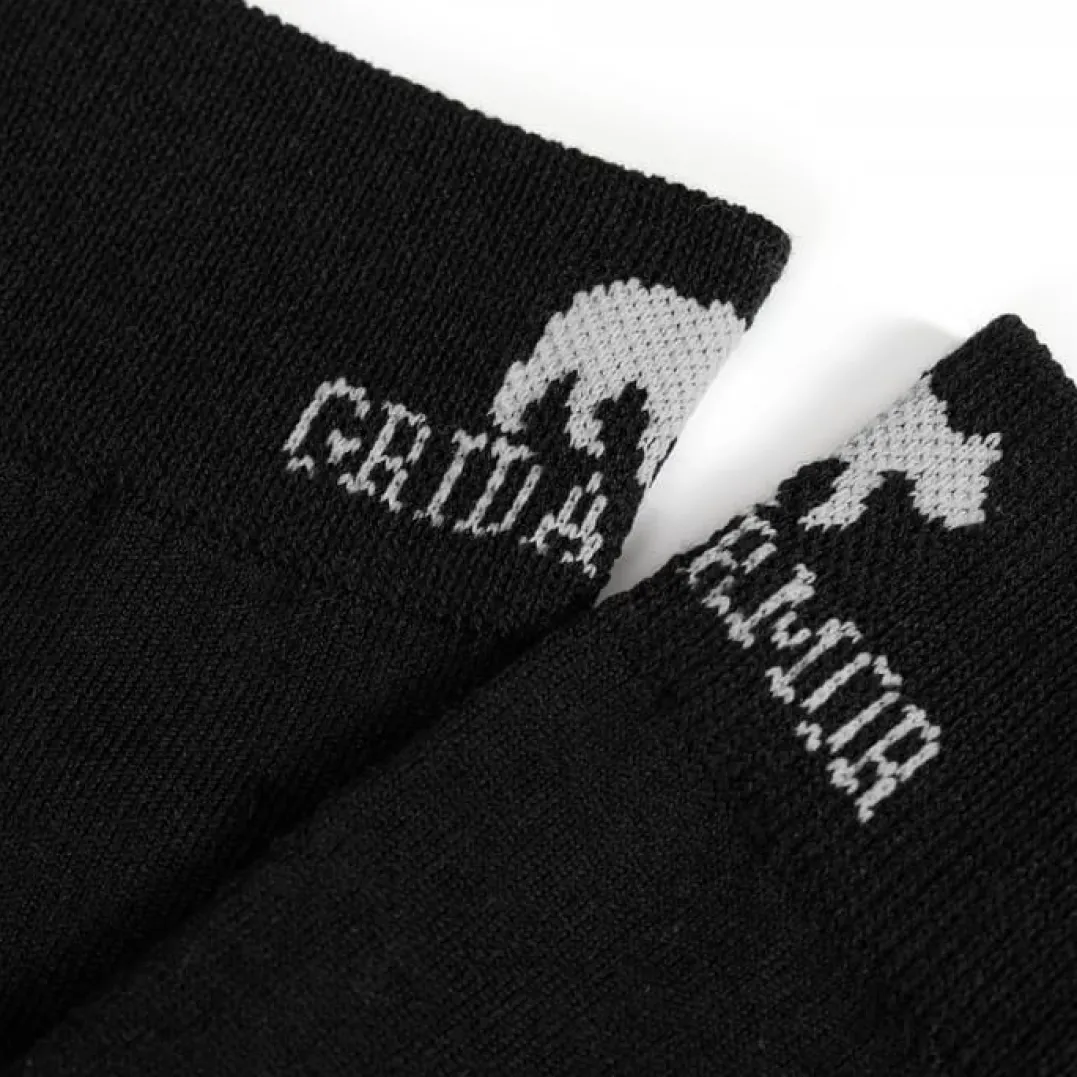Gridarmor Solid Alpine Merino Wool Sock Black Beauty