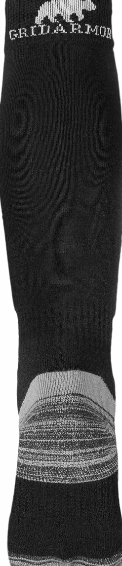 Gridarmor Solid Alpine Merino Wool Sock Black Beauty