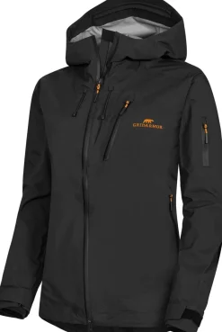 Gridarmor Storfosna 3l Shelljacket Wmn Jet Black