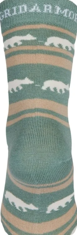 Gridarmor Striped Bear Merino Socks Green Bay