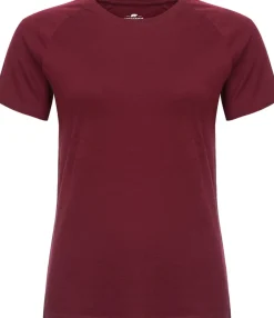 Gridarmor Thin Merino Tee Wmn Tawny Port