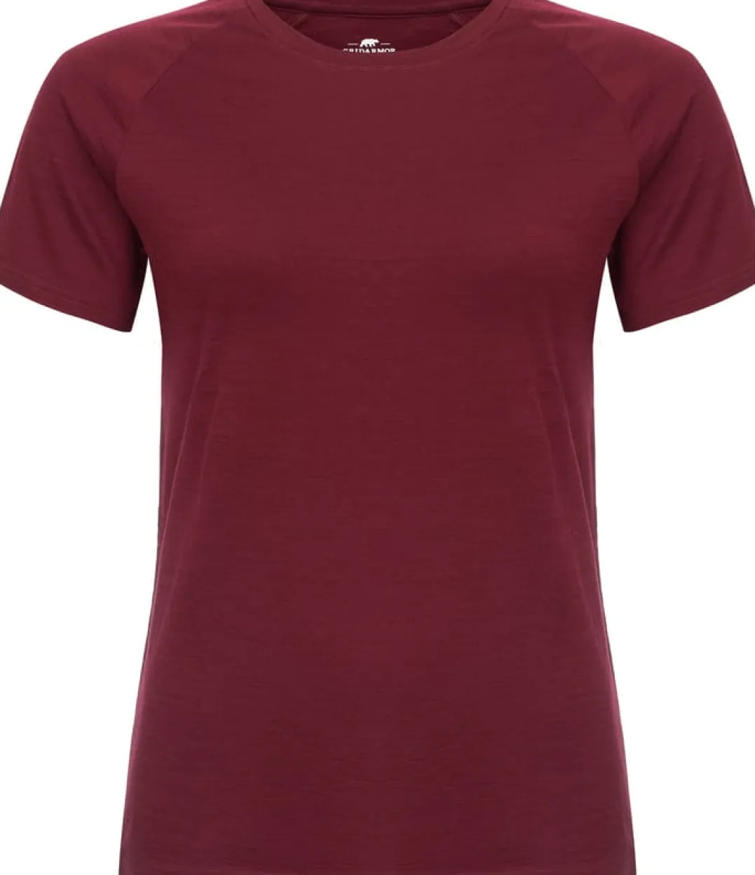 Gridarmor Thin Merino Tee Wmn Tawny Port