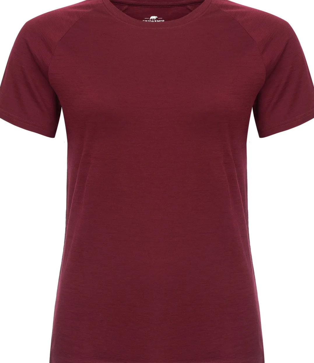 Gridarmor Thin Merino Tee Wmn Tawny Port