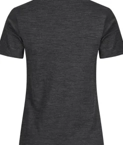 Gridarmor Women's Larsnes Merino T-Shirt Dark Grey Melange