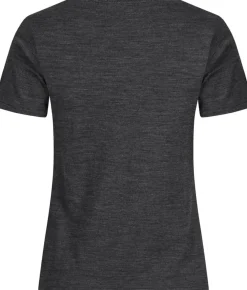 Gridarmor Women's Larsnes Merino T-Shirt Dark Grey Melange