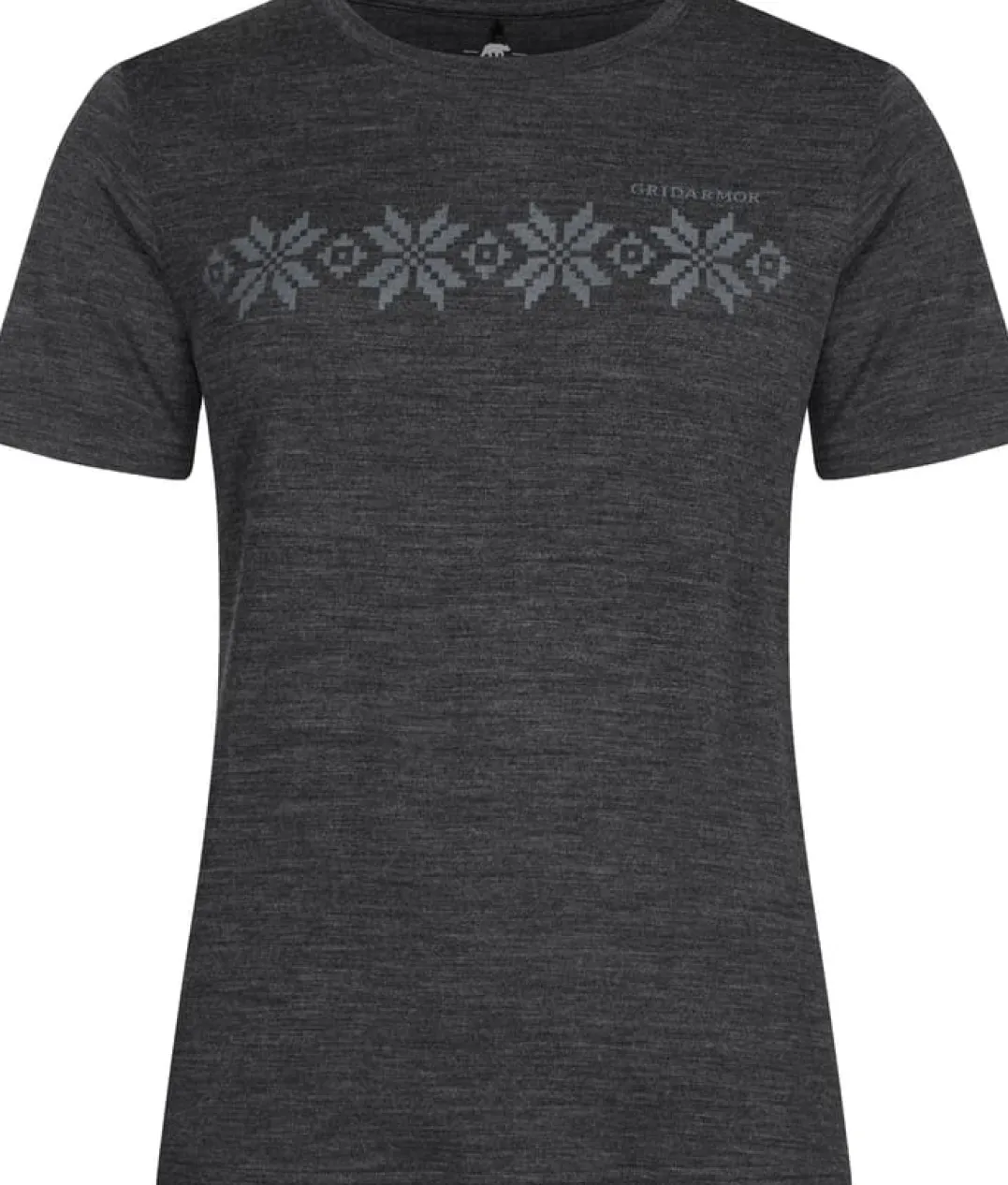 Gridarmor Women's Larsnes Merino T-Shirt Dark Grey Melange
