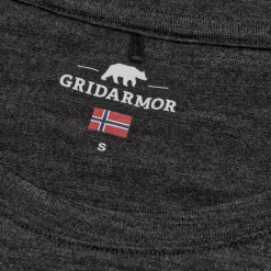 Gridarmor Women's Larsnes Merino T-Shirt Dark Grey Melange