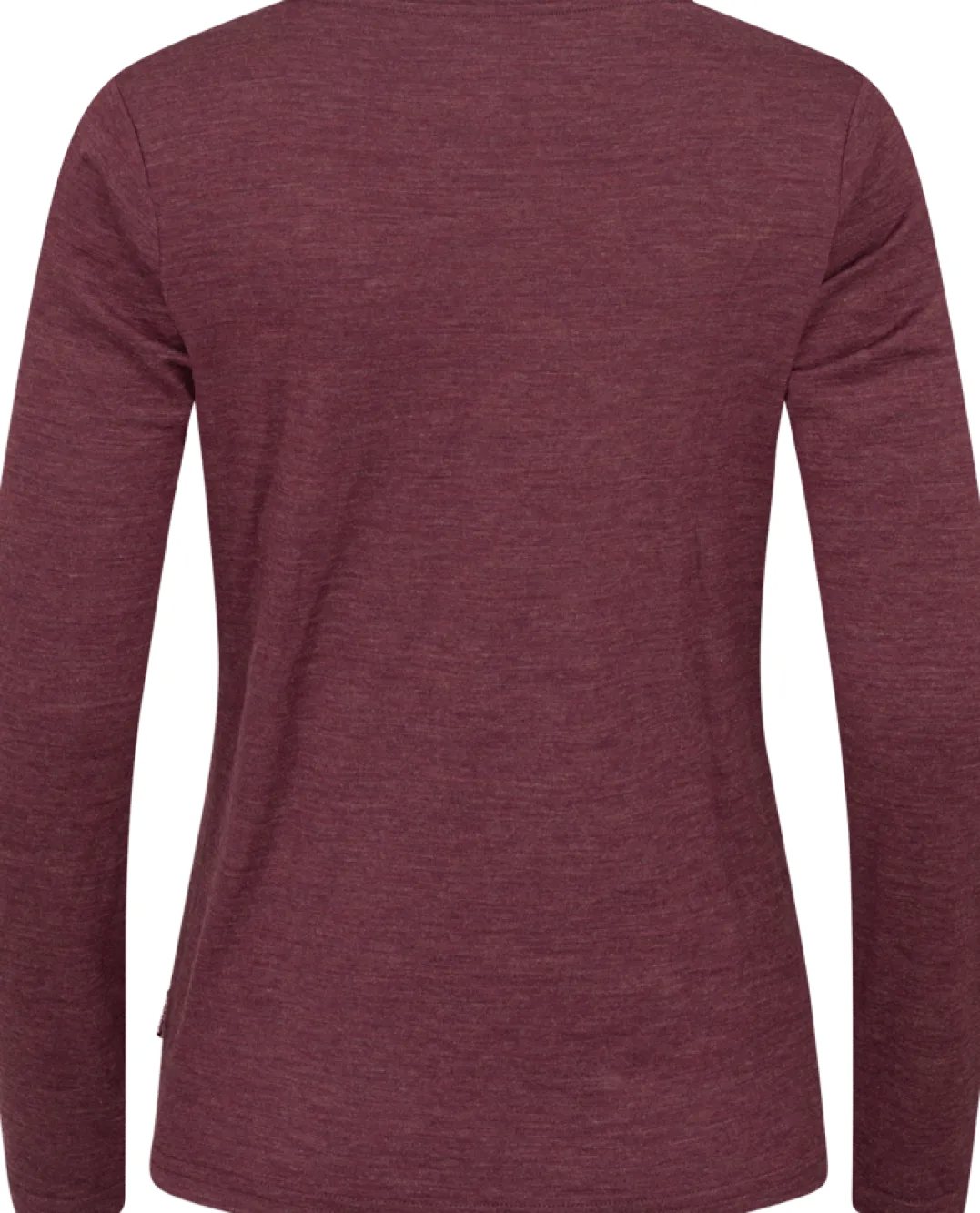 Gridarmor Women's Merino Wool LS Tee Fig Melange