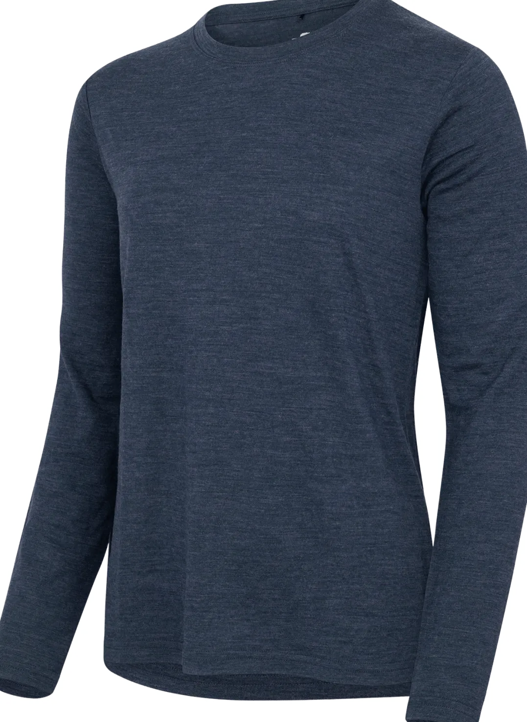 Gridarmor Women's Merino Wool LS Tee Navy Blazer Melange