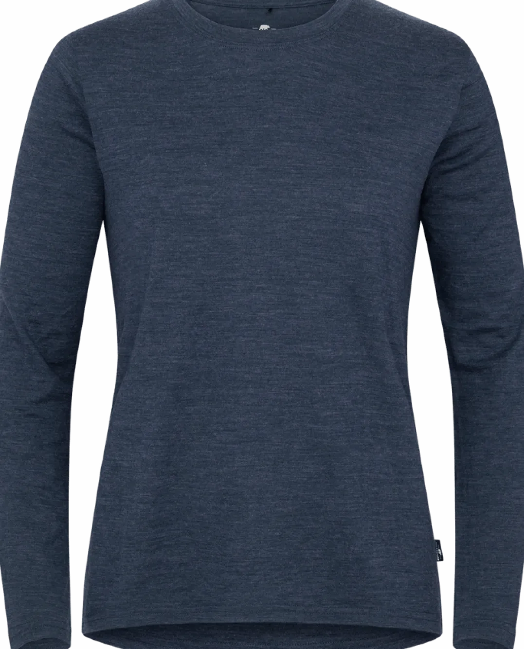 Gridarmor Women's Merino Wool LS Tee Navy Blazer Melange