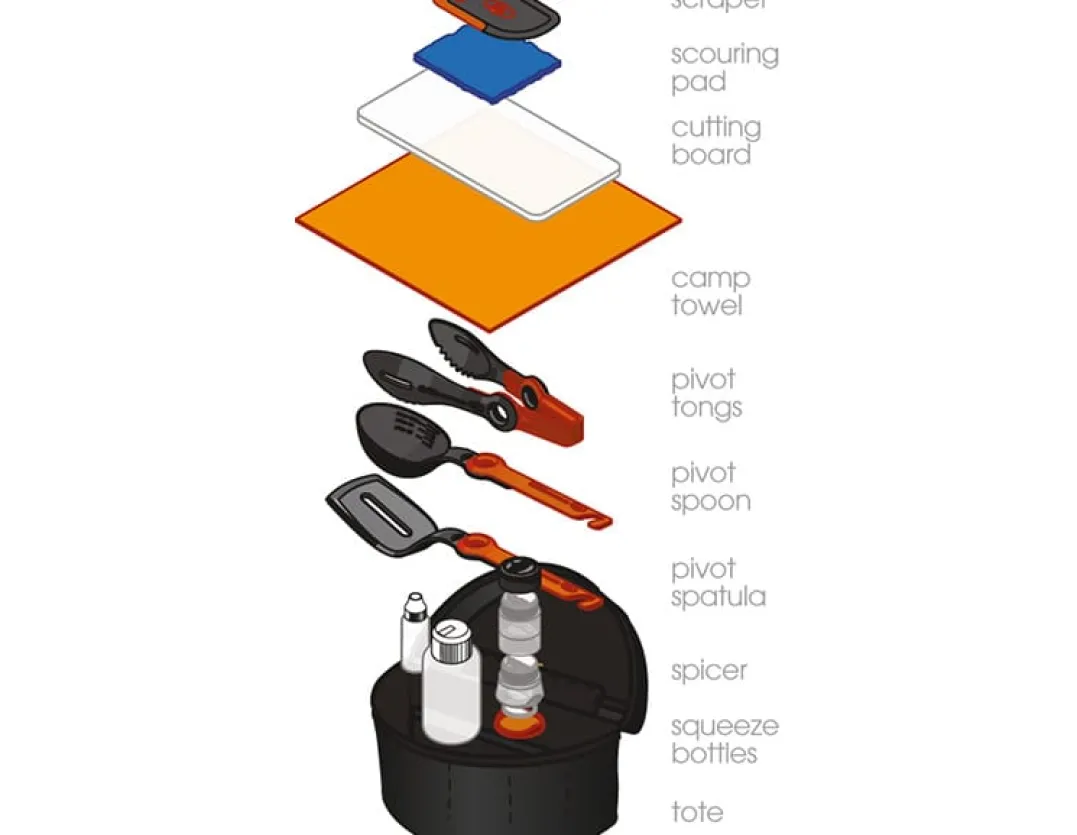 GSI Outdoors CROSSOVER KITCHEN KIT Multi