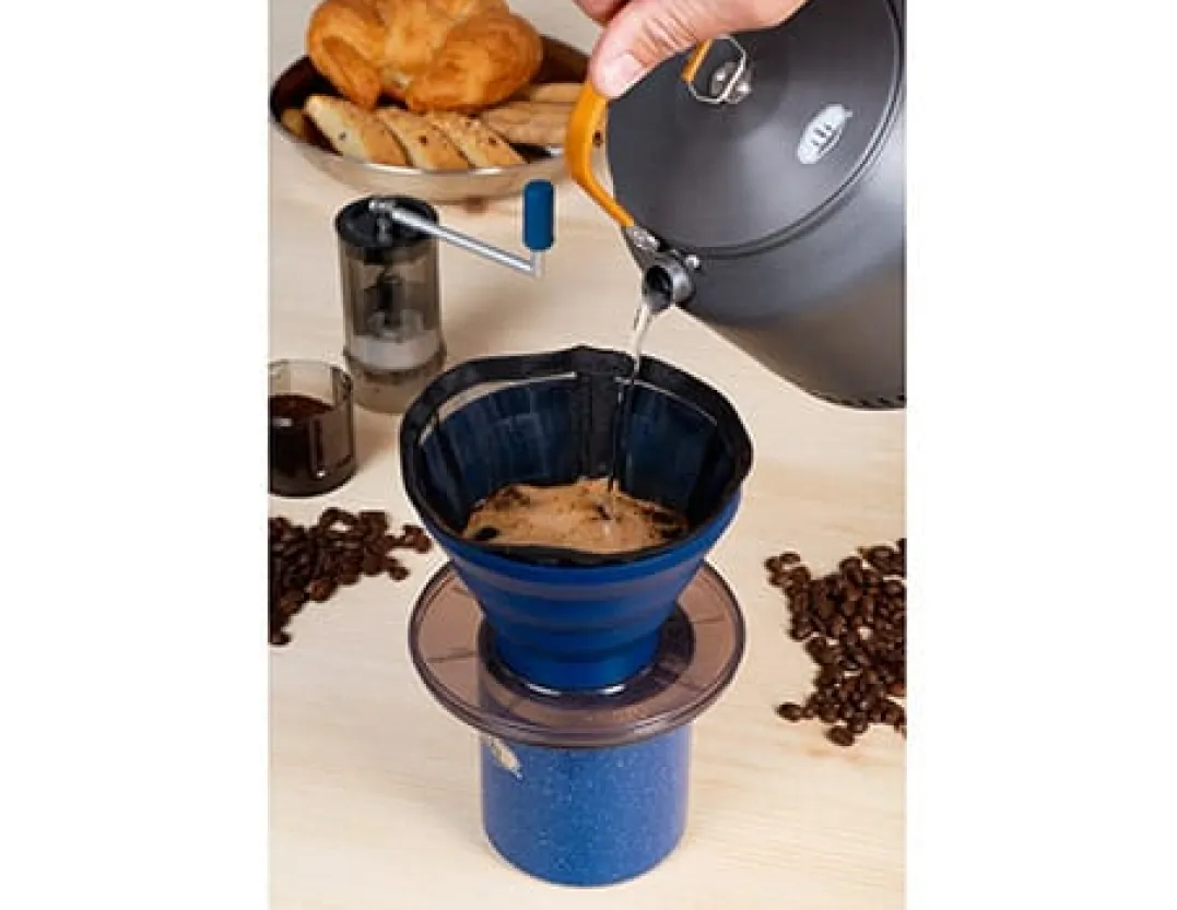 GSI Outdoors Goumet Pourover Java Set Grey