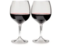 GSI Outdoors Nesting Red Wine Glass Set NoColour
