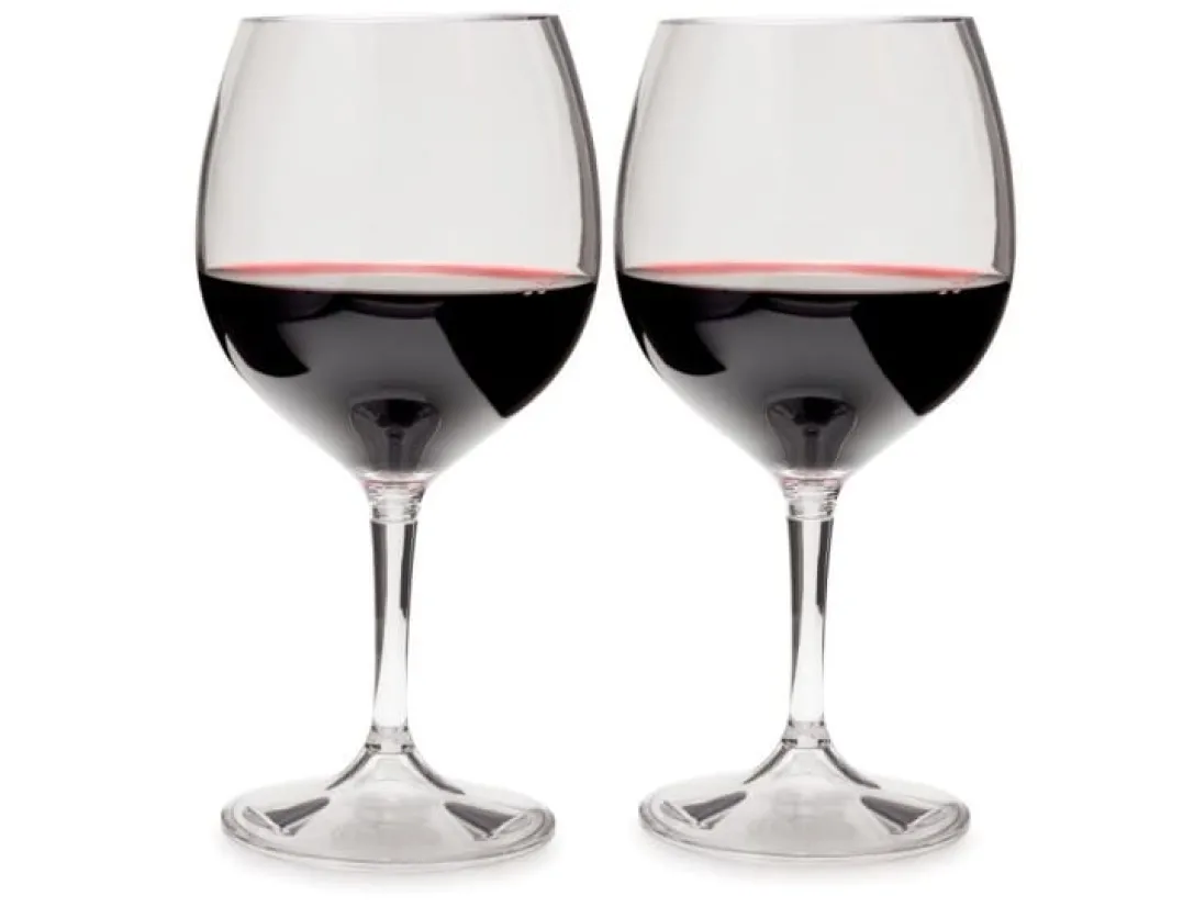 GSI Outdoors Nesting Red Wine Glass Set NoColour