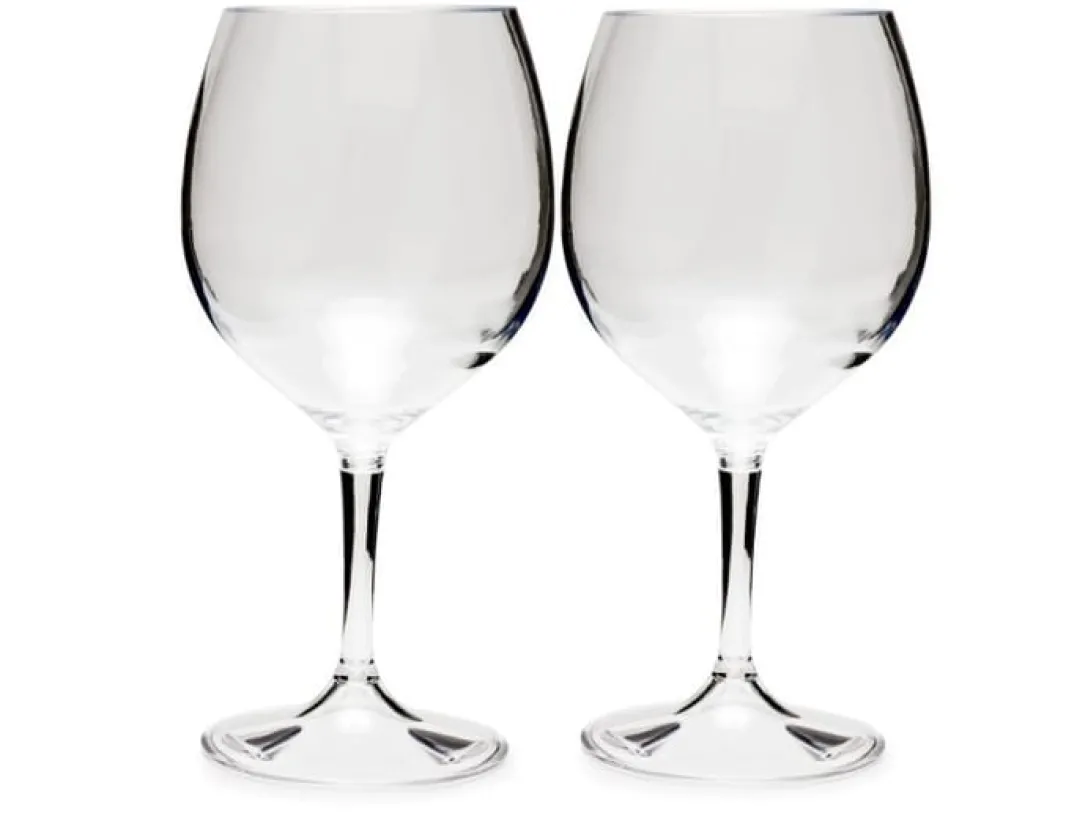 GSI Outdoors Nesting Red Wine Glass Set NoColour